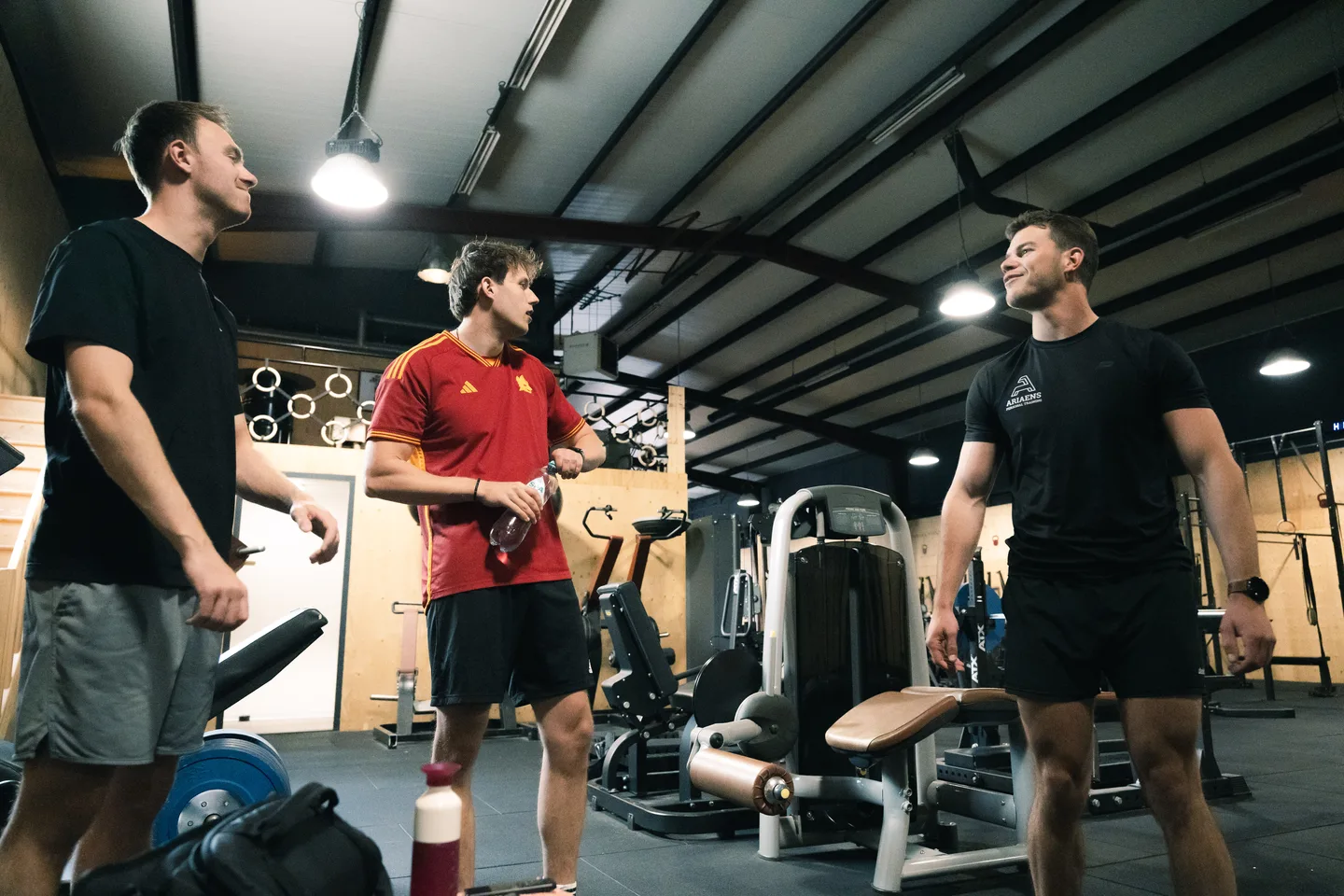 Actieve groepstraining in de gym